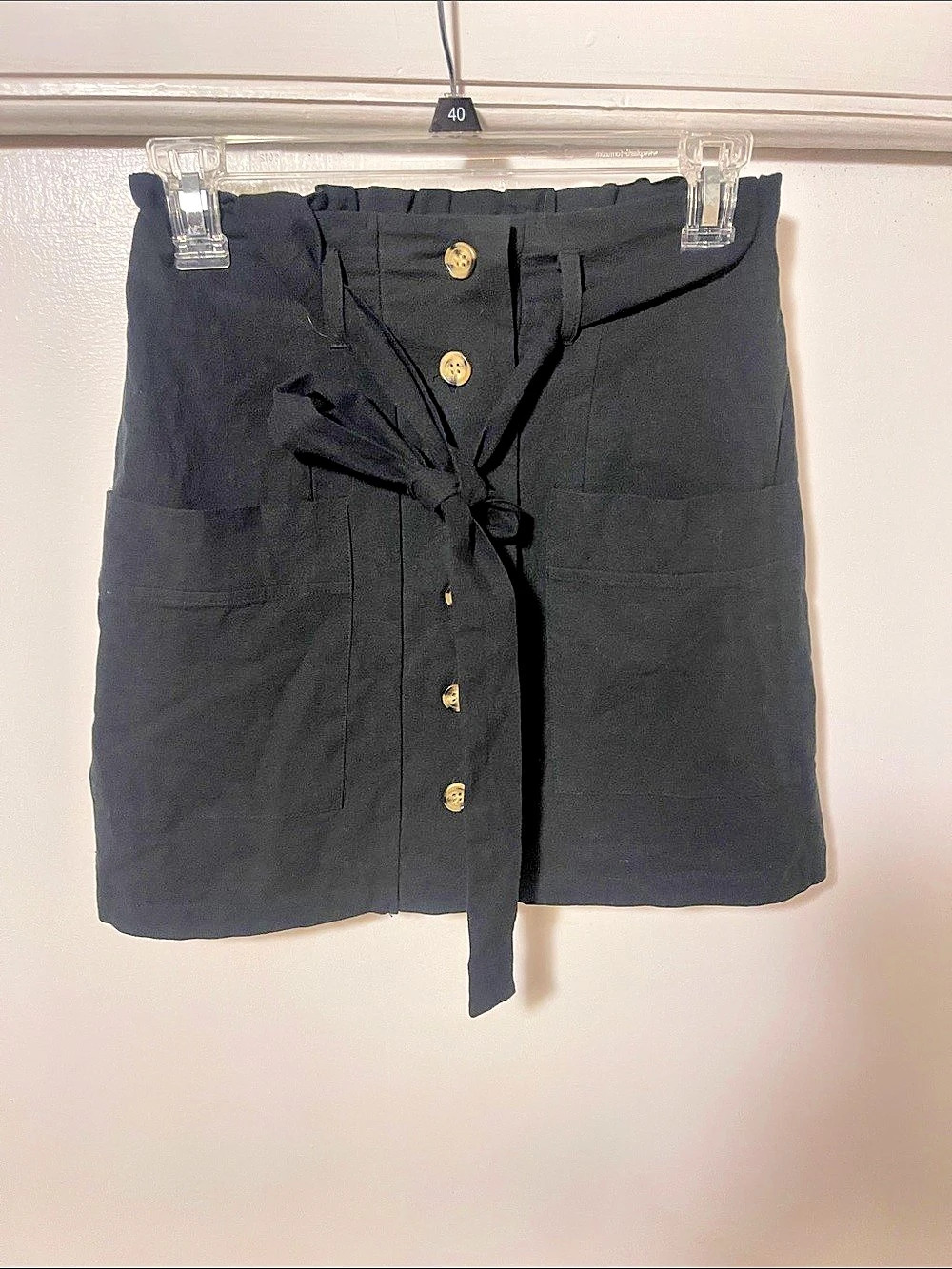 Hesperus Black Mini Skirt Size Small Like New